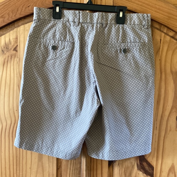 Men’s Cigar Box gray white tiny diamonds chino Bermuda shorts size 30 - Picture 4 of 8